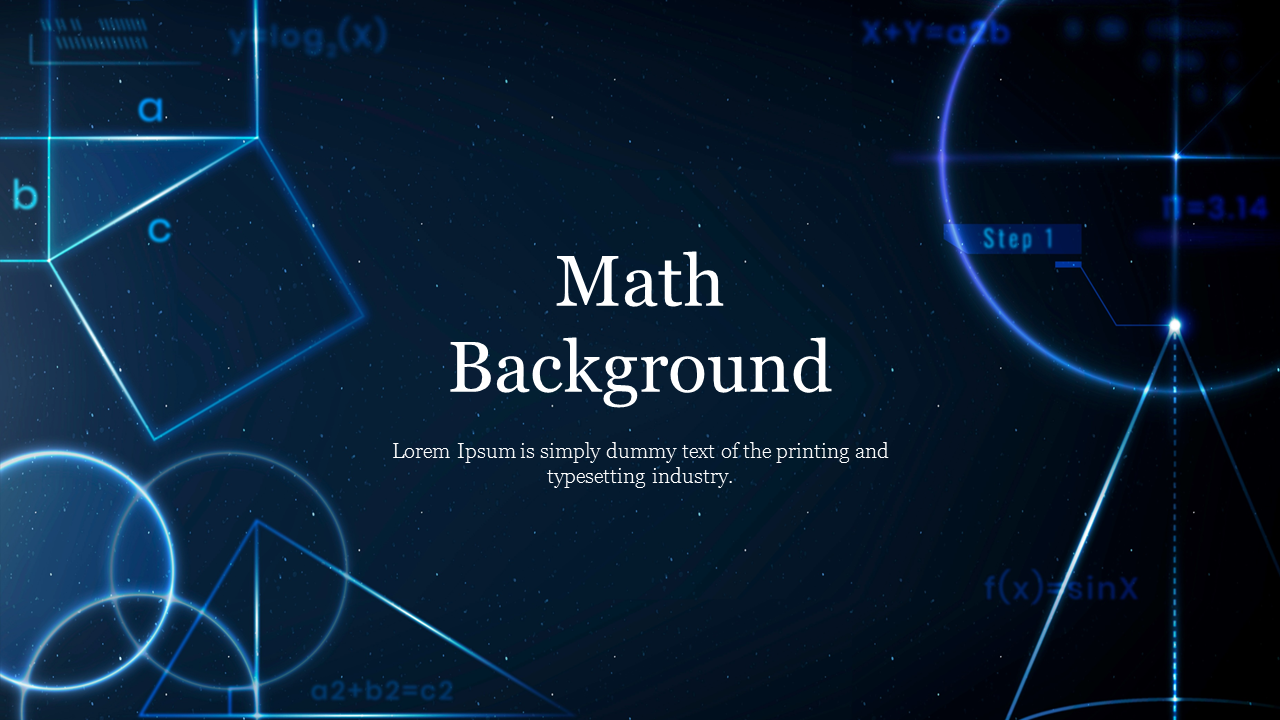 mathematics powerpoint presentation background